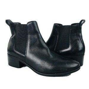 Steve Madden Dover Leather Pull On Ankle Boots 9.5